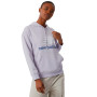 Essentials Stacked Logo Oversized Pullover Hoodie Mujer Purple