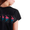 Camiseta 222 Banda 10 Lavars Mujer Black/Raspberry/Ocean Dk