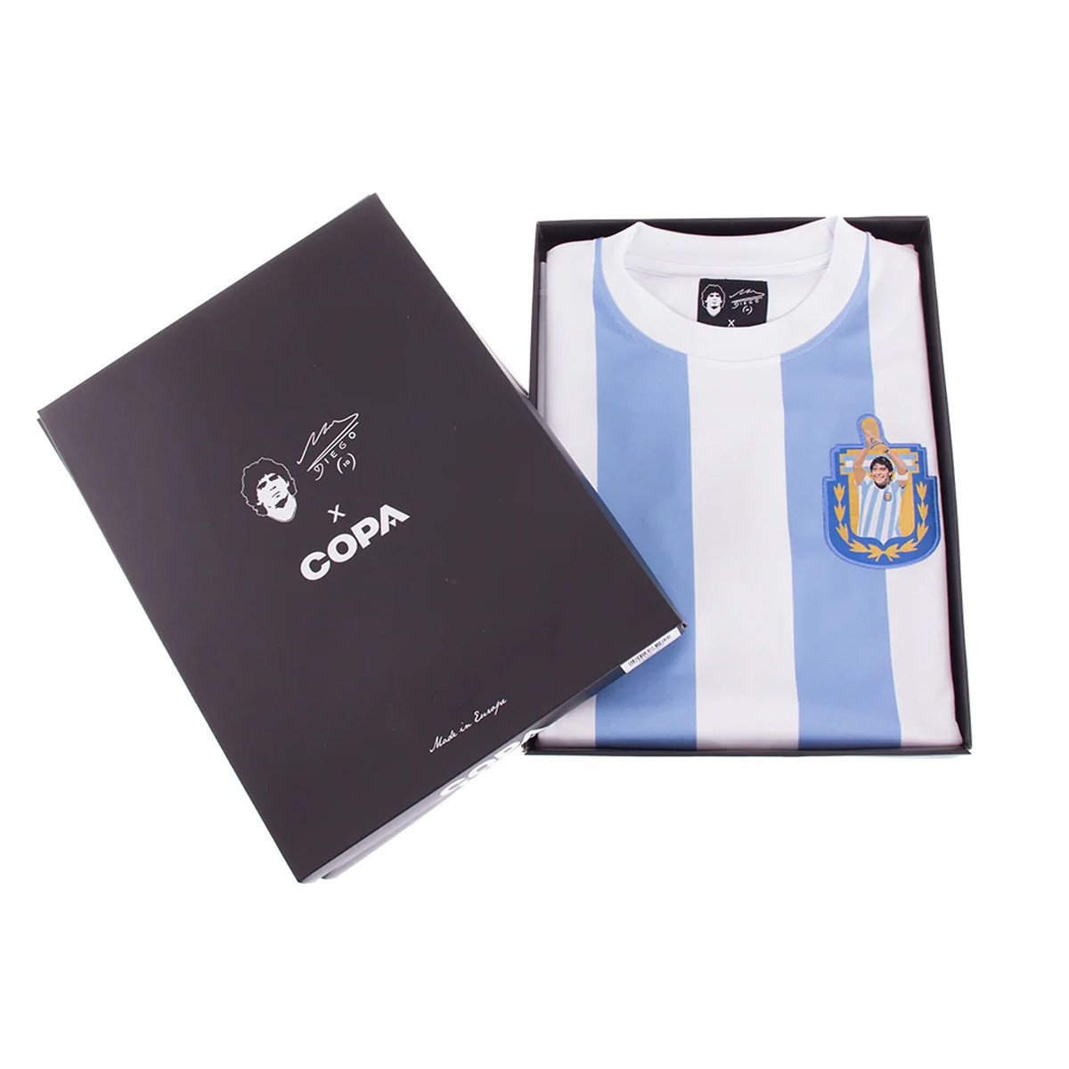 vacunación Desarmamiento poco Camiseta COPA Maradona x COPA Argentina 1986 White-Blue - Fútbol Emotion vacunación Desarmamiento poco Camiseta COPA Maradona x COPA Argentina 1986 White-Blue - Fútbol Emotion