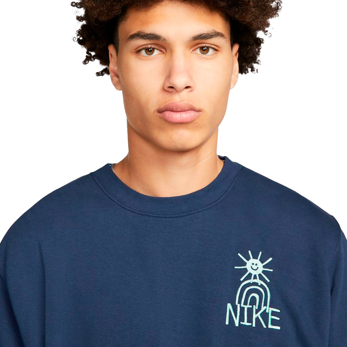 Sweatshirt Nike Sportswear Have A Nike Day Midnight Navy-Mint Foam ...