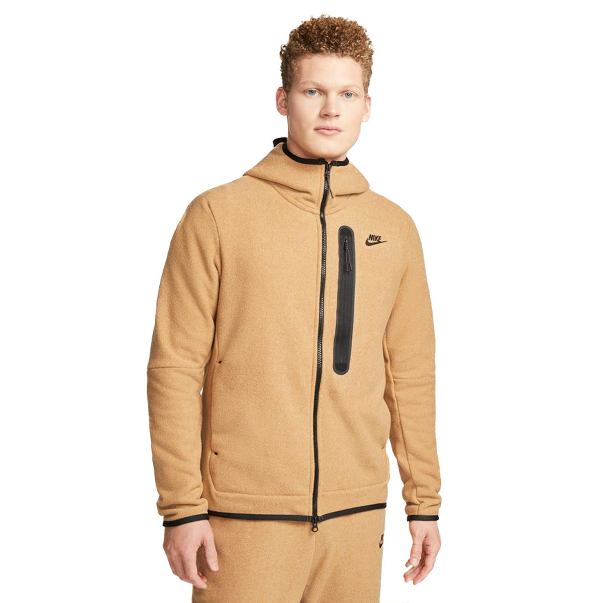 Sweatshirt Nike Sportswear Tech Fleece Elemental Gold-Black - Fútbol ...