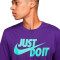Camiseta Sportswear Just Do It Swoosh Purple