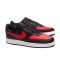 Zapatilla Court Vision Low Black-Univ Red-White
