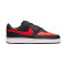 Zapatilla Court Vision Low Black-Univ Red-White