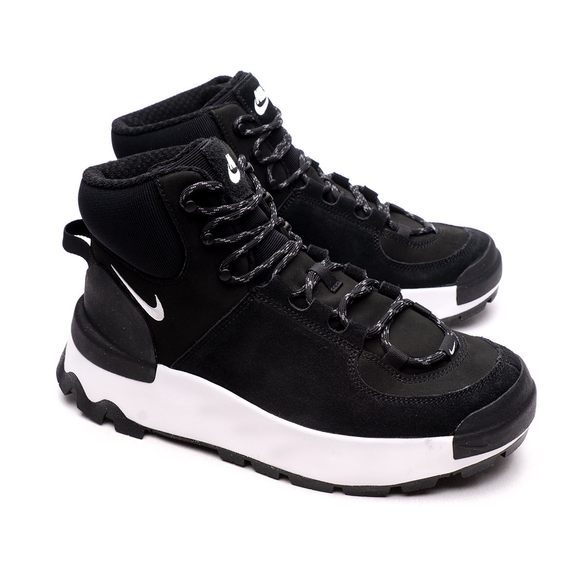 Zapatilla Nike City Classic Boot Mujer Black-White - Fútbol