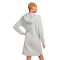 Sportswear Club Fleece Mujer Dk Grey Heather-White