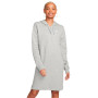 Sportswear Club Fleece Mujer Dk Grey Heather-White