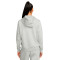 Chaqueta Sportswear Club Fleece Mujer Dk Grey Heather-White