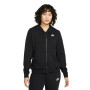 Women Sportswear Club Fleece-Black-White