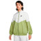 Chaqueta Sportswear Essentials Windrunner Woven Mujer White-Alligator