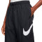 Pantalón largo Sportswear Essentials Woven Hbr Mujer Black-White