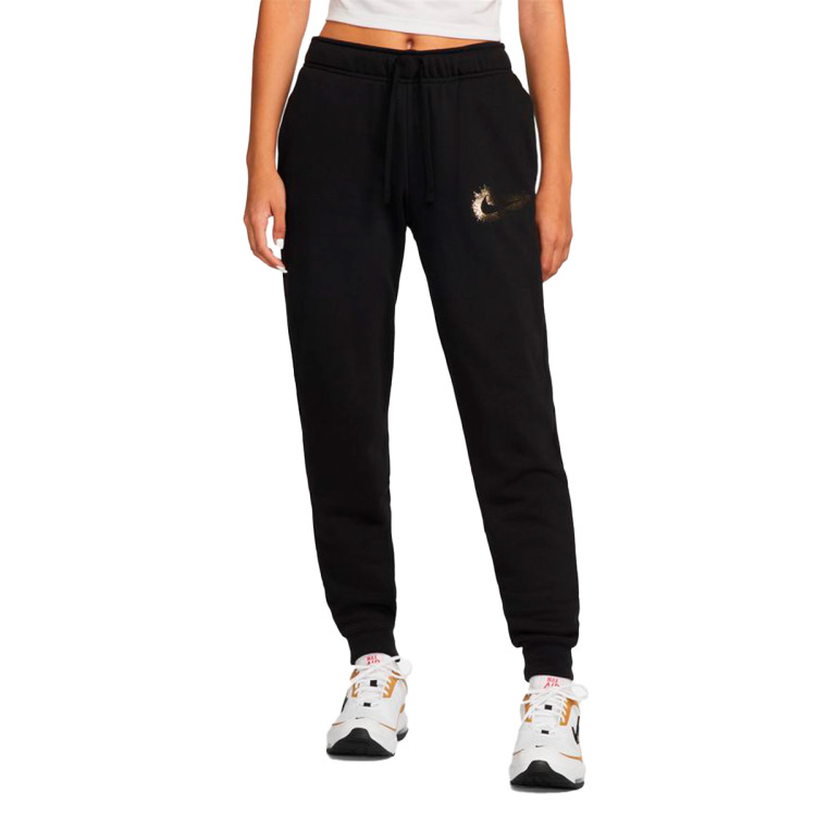 pantalon-largo-nike-sportswear-stardust-fleece-graphic-mujer-black-gold-0