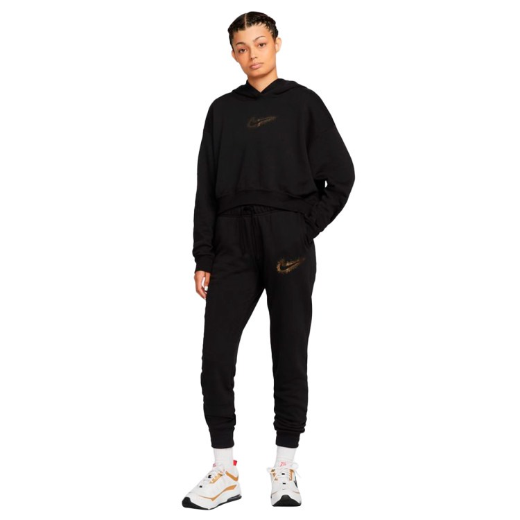 pantalon-largo-nike-sportswear-stardust-fleece-graphic-mujer-black-gold-4