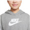 Majica dugih rukava Nike Sportswear Club Crop Niña