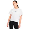 Camiseta Sportswear Essentials Boxy Niña White-Black