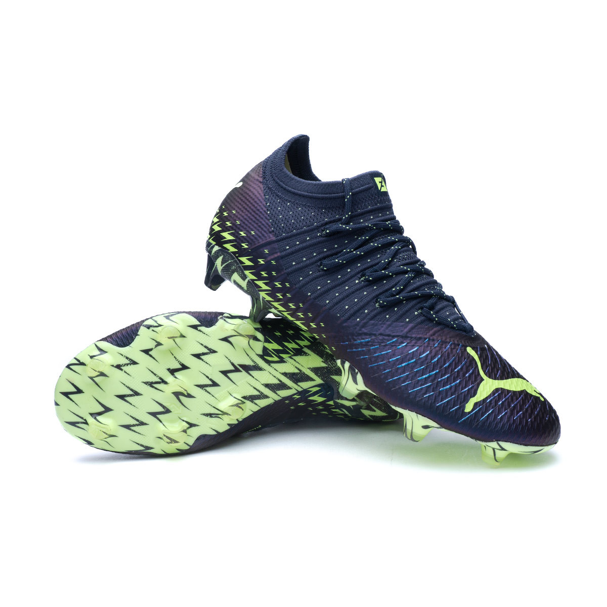 fútbol Puma Future 1.4 FG/AG Niño Parisian Night-Fizzy Light-Pistachio - Fútbol Emotion