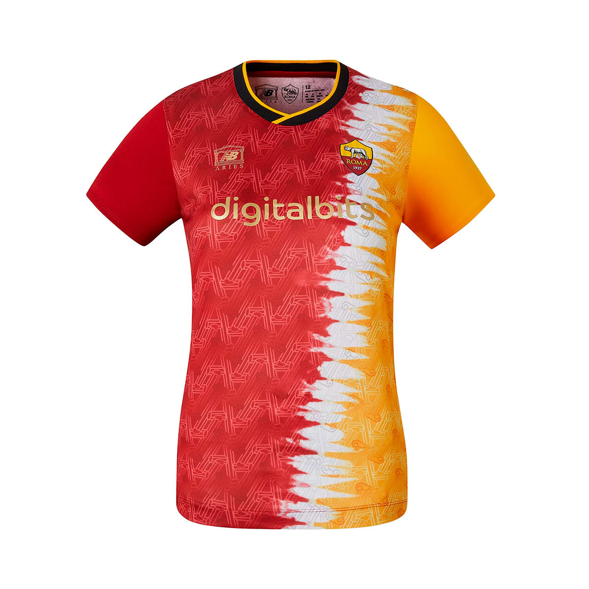 Camiseta New Balance AS Roma Edición Especial 2022-2023 Mujer Granet - Fútbol