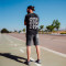 Pantalón corto Riga Shorts Print Black Washed