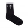 Classic fullstop socks Crno
