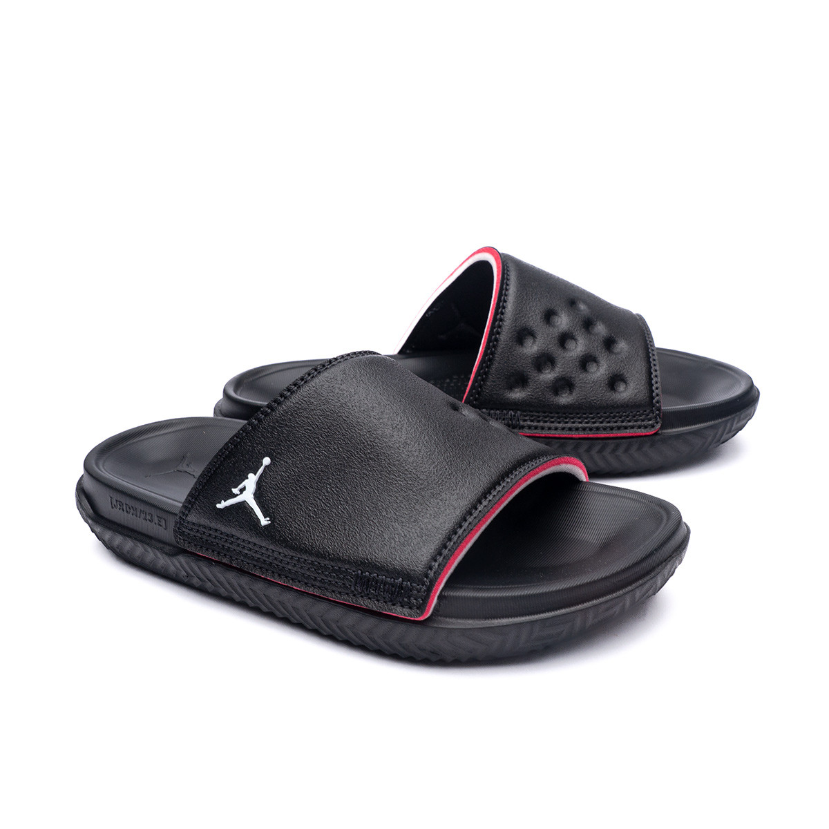 Chanclas Nike Jordan Play Slide Black-Univ Red-Photon Dust-Off Noir - Emotion