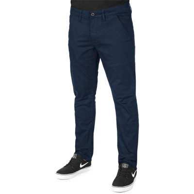 Flex Tapered Chino Navy Lange Hosen
