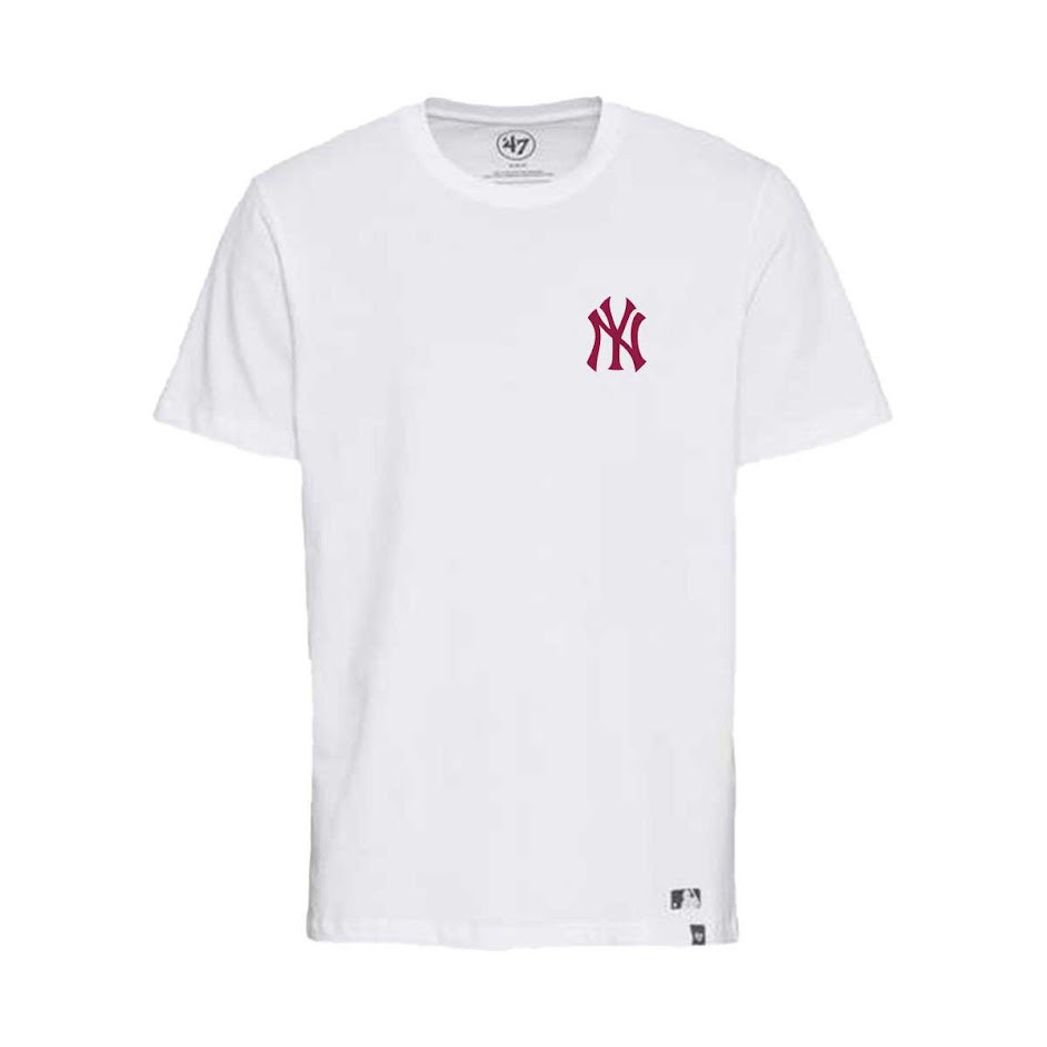 swear behave reptiles Camiseta 47 Brand Camisetas Yankees Small Logo White - Fútbol Emotion