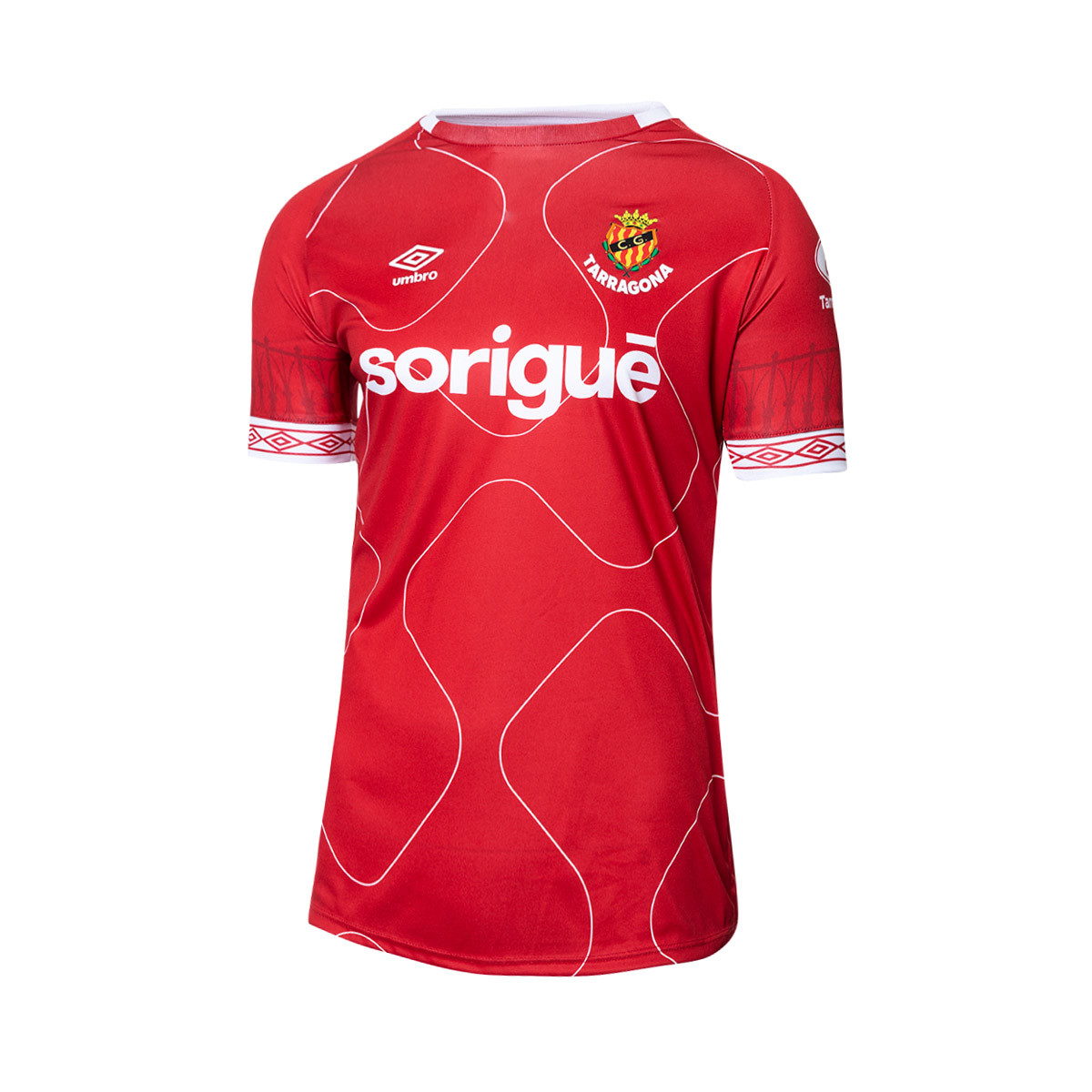 Maglia Umbro Nastic Tarragona Primo kit 20222023 Red Fútbol Emotion