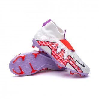 Bota Air Zoom Mercurial Superfly 9 Pro FG Niño White-Off Noir-Coconut