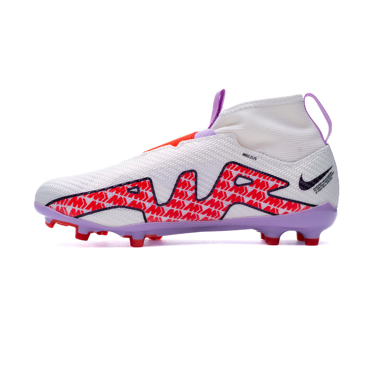 Football Boots Nike Kids Air Zoom Superfly 9 Pro FG White-Off Noir ...
