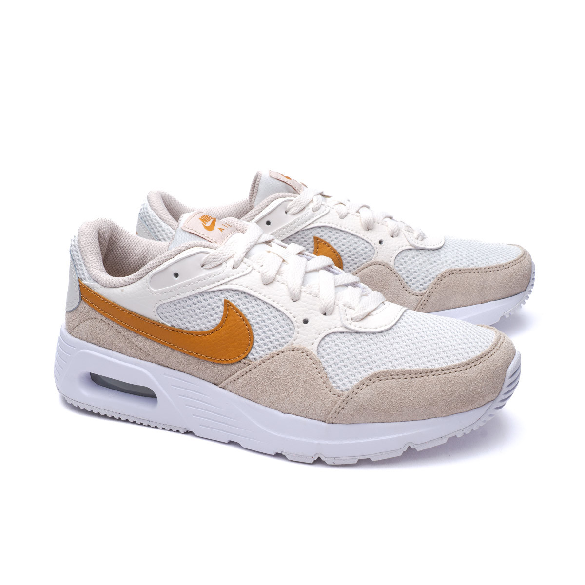 Zapatilla Nike Air Max Sc Mujer Suede-Sanddrift-White - Fútbol Emotion