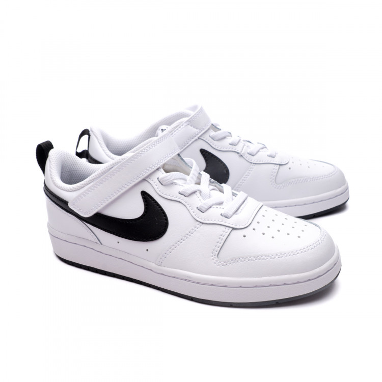Trainers Nike Court Borough Low 2 White Black Futbol Emotion