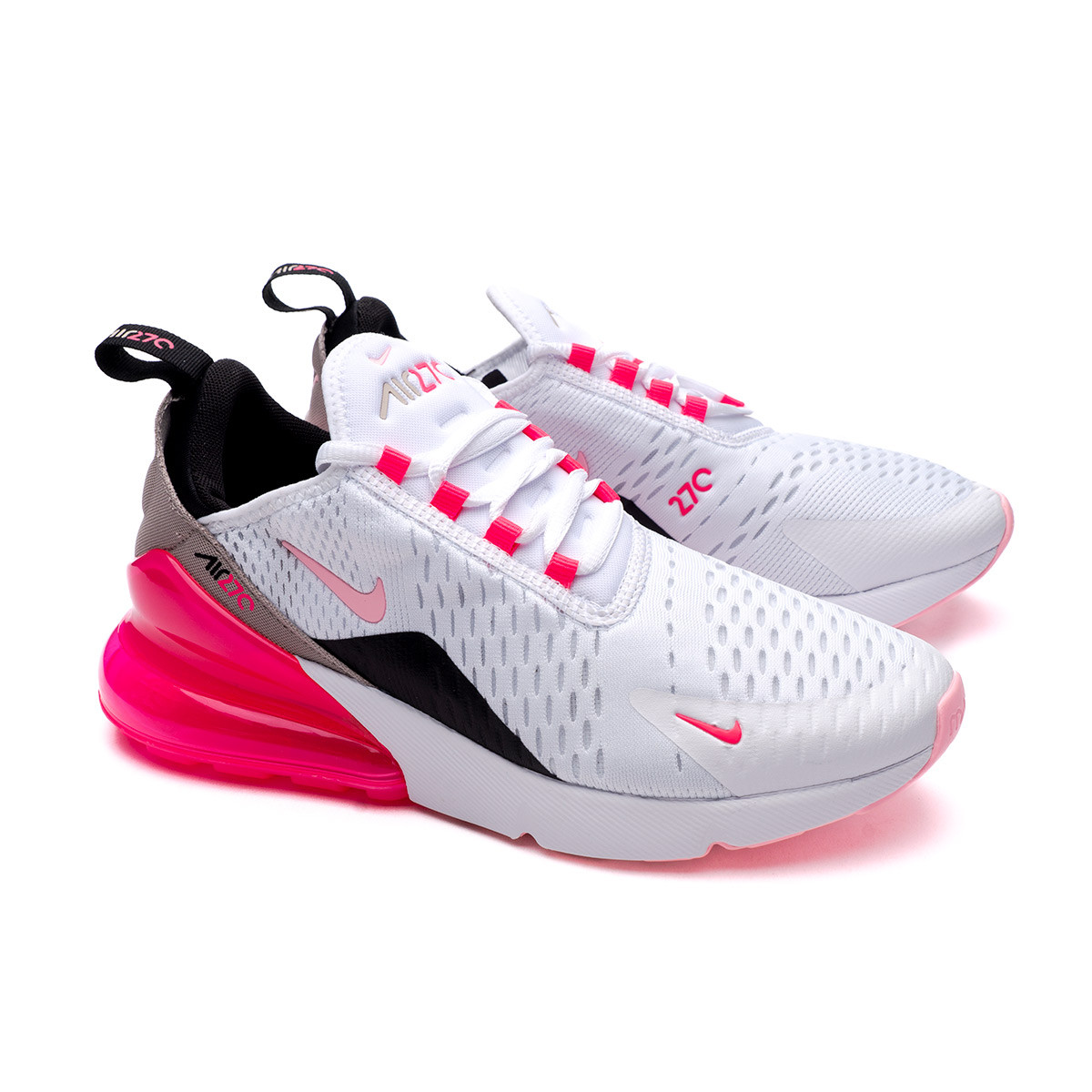 Zapatilla Nike Air Max 270 Mujer White-Arctic Punch-Hyper Pink-Black - Fútbol
