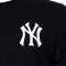 Camiseta MLB New York Yankees Backer Jet Black