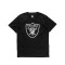 Camiseta Mid Essentials Crest Las Vegas Raiders Black