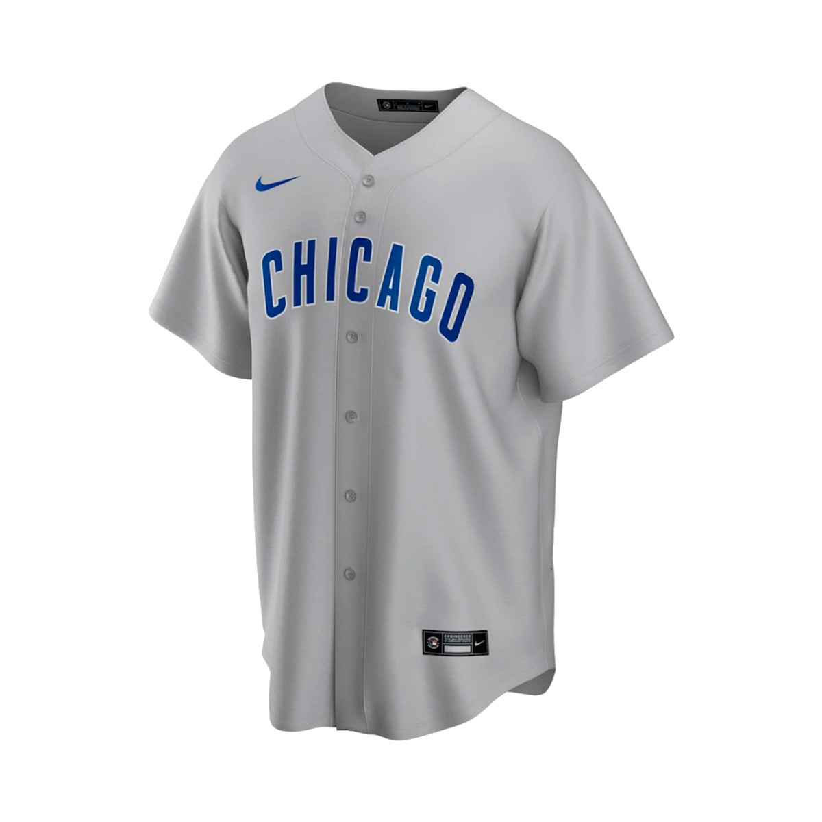 Camiseta Nike Chicago Cubs Official Replica Road Jersey Grey