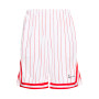 Serif Pinstripe Baseball White