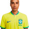 Camiseta Brasil Primera Equipación Match Mundial Qatar 2022 Dynamic Yellow-Green Spark-Paramount Blue