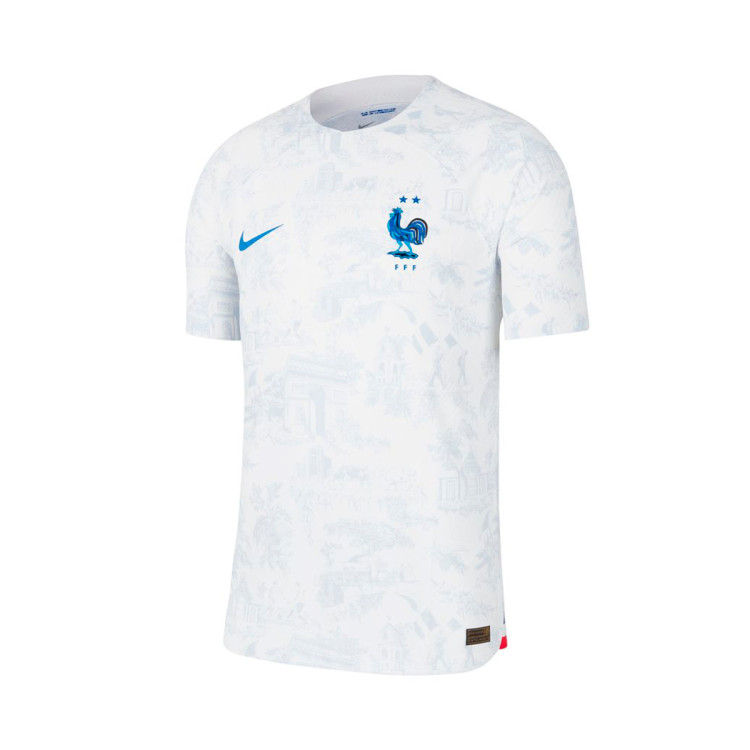 Jersey Nike Francia Away Jersey Match World Cup Qatar 2022 White