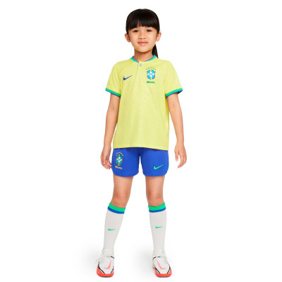Komplet Brasil Primera Equipación Stadium Mundial Qatar 2022 Niño
