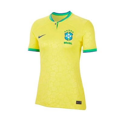Playera Brasil Primer Uniforme Stadium Mundial Qatar 2022 Mujer