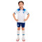 Conjunto Inglaterra Primera Equipación Stadium Mundial Qatar 2022 Niño White-Blue Fury-Blue Void