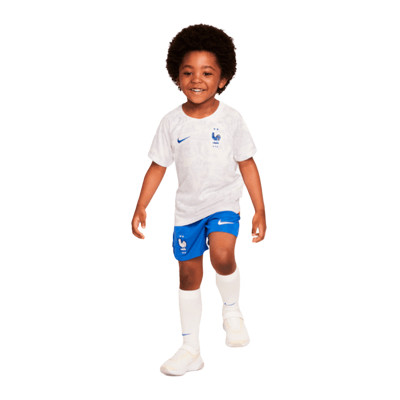 Francia Segunda Equipación Stadium Mundial Qatar 2022 Niño Kit