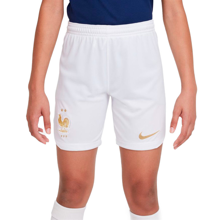 pantalon-corto-nike-francia-primera-equipacion-stadium-mundial-qatar-2022-nino-white-metallic-gold-0.jpg