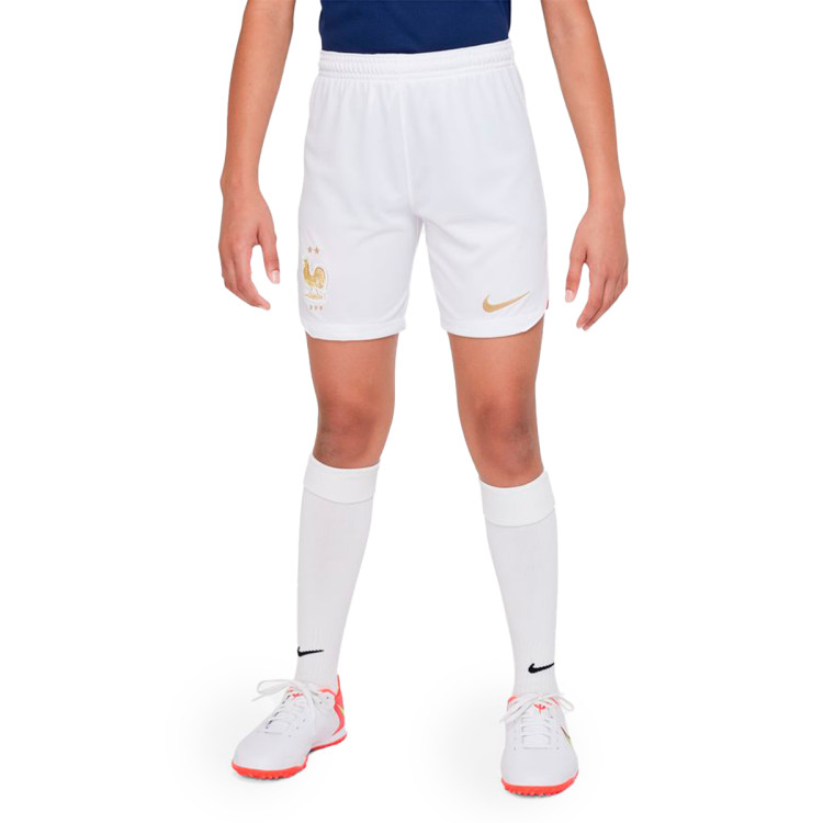 pantalon-corto-nike-francia-primera-equipacion-stadium-mundial-qatar-2022-nino-white-metallic-gold-2.jpg