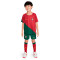 Conjunto Portugal Primera Equipación Stadium Mundial Qatar 2022 Niño Pepper Red-Gorge Green-Gold Dart