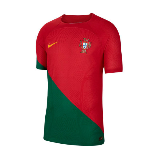 Camiseta Nike Portugal Match Mundial Qatar Pepper Red-Gold Dart - Fútbol