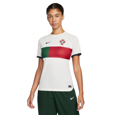 Camiseta Portugal Segunda Equipación Stadium Mundial Qatar 2022 Mujer