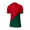 Camiseta Portugal Primera Equipación Stadium Mundial Qatar 2022 Mujer Pepper Red-Gold Dart