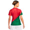 Camiseta Portugal Primera Equipación Stadium Mundial Qatar 2022 Mujer Pepper Red-Gold Dart