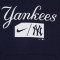 Sudadera Team Lettering Club New York Yankees Navy Blue-White